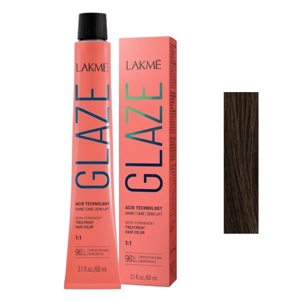 Краситель Lakme Glaze 5/07 оттенок темно-коричневый, 60 мл