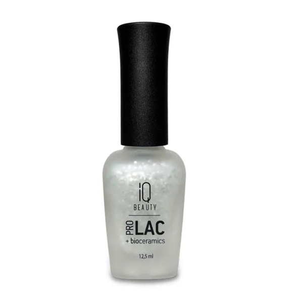 Финишное покрытие для лака IQ Beauty PROLAC+bioceamics матовое с поталью, 12,5 мл