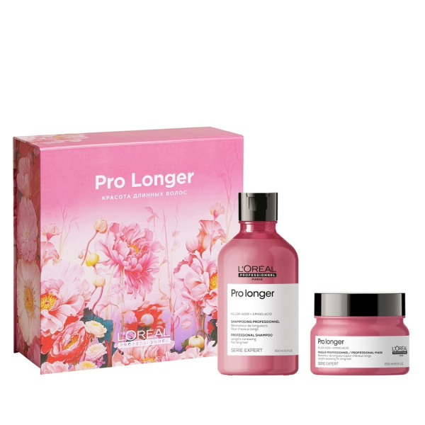 Весенний набор Loreal Pro Longer для длинных волос (шампунь+маска)