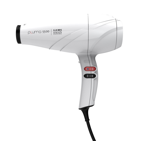 Фен GA.MA Pluma 5500 Ion System с Oxy Active белый