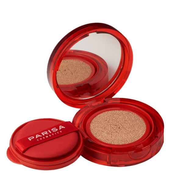 Parisa Кушон-фильтр для лица Ever Glow SPF 50, PFC-109, тон 402 Light Nude