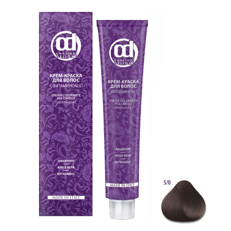 МП C.Delight Крем-краска Vit C 5/0 св.коричневый натур., 100 мл