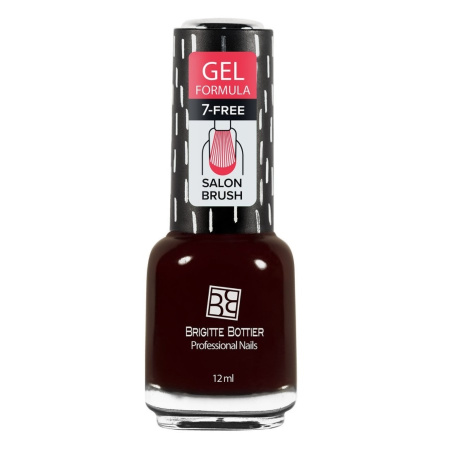 Лак для ногтей Brigitte Bottier Gel Formula, т. 22 спелая вишня, 12 мл
