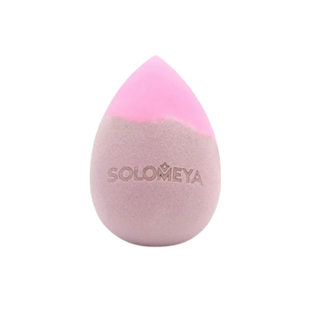 Solomeya Спонж для макияжа Капля, коричнево-розовый