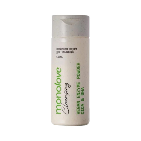 Энзимная пудра для умывания Monolove Vegan "Cica, BHA", 80 г
