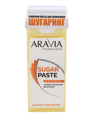 Паста сахарная для депиляции Aravia в картридже натуральная, 150 г