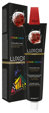 Тонирующий гель для волос прямого действия Disco Colors красный, 100 мл