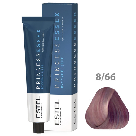 Крем-краска Estel Princess Essex 8/66 светло-русый фиолетовый интенсивный, 60 мл