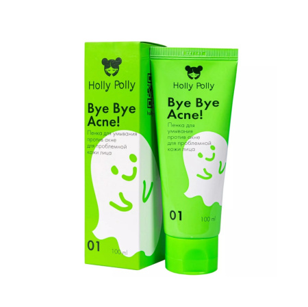 Пенка для умывания Holly Polly Bye Bye Acne! против акне для проблемной кожи лица, 100 мл