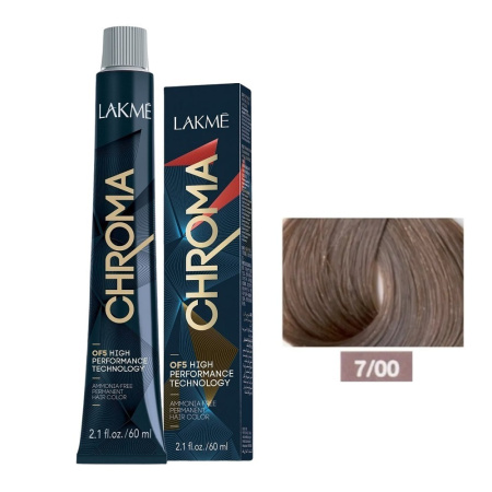 Крем-краска Lakme Chroma 7/00 средний блондин, 60 мл