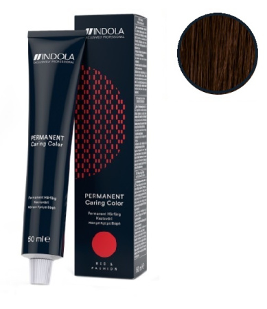 Крем-краска Indola 4.80 коричневый шоколадный натуральный, 60 мл