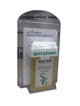 Набор для шугаринга Aravia Start Epil (сахарная паста+бумажные полоски)