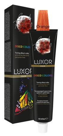 Тонирующий гель для волос прямого действия Disco Colors оранжевый, 100 мл