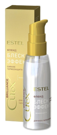 МП Estel Флюид "Блеск-эффект" для всех типов CUREX BRILLIANCE, 100 мл