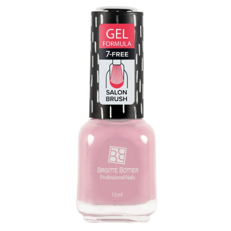 Лак для ногтей Brigitte Bottier Gel Formula, т. 77 розовая пастель, 12 мл