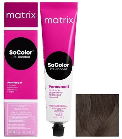 Matrix Краситель SoColor 4N с бонд. шатен, 90 мл акция