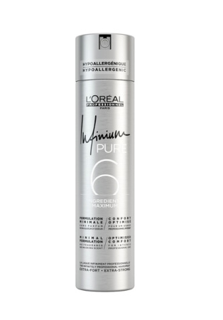 Лак Экстра-сильной фиксации Loreal Infinium Pure Extra Strong, 500 мл