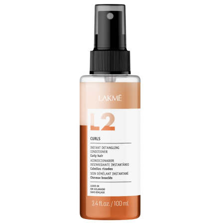 Кондиционер двухфазный Lakme L2 CURLS для экспресс-ухода за кудрявыми волосами, 100 мл
