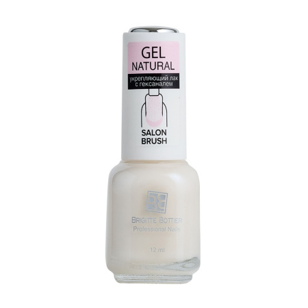 МП Brigitte Bottier Укрепляющий лак с гексаналем GEL NATURAL тон 07 молочный, 12 мл