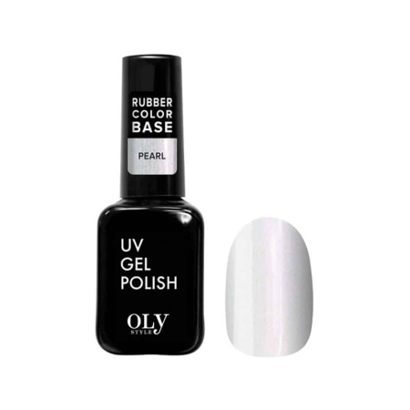 Базовое камуфлирующее покрытие Oly Style Rubber Color Base т. CB 02 pearl, 10 мл