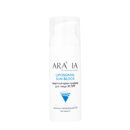 Защитный крем-праймер для лица ARAVIA Professional Sun Block+ 30 SPF, 50 мл